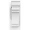 Ekena Millwork Olympic Architectural Grade PVC Outlooker with Traditional Ends, 7"W X 18"D X 18"H OUTP07X18X18OLY01 - alternate 3